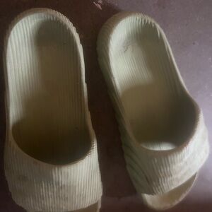 adidas Men's Slides in Light Green